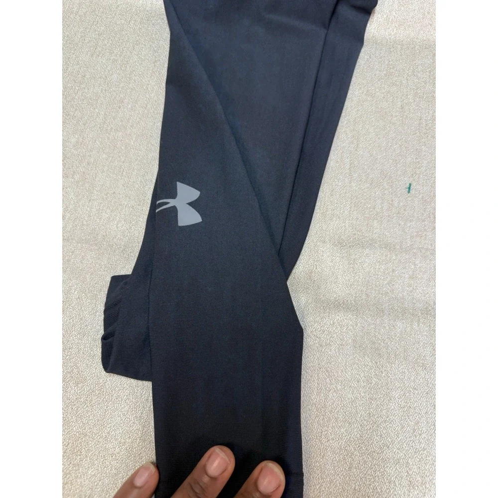 Under Armour Men's Black Compression Pants S Polyester Elastic Waist Sports